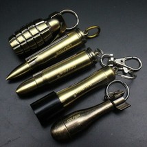 Outdoor Fire Starter Kerosene Lighter Matches Keychain Pendant Waterproo... - $14.50