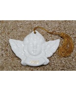 Vintage AVON Porcelain Angel Ornament 1982 Christmas - £5.53 GBP