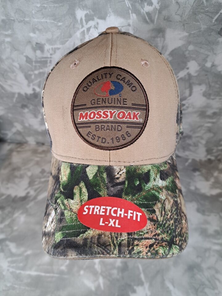 NWT Men's Mossy Oak Genuine Brand Stretch-Fit Cap L/XL - $12.79