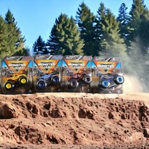 Monster Jam 1/64 Lot 4 Trucks: Toro, Digger, Thunder, Calavera All New On Card!! - £24.83 GBP