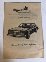 1975 Royal Oldsmobile Car Vintage Print Ad Advertisement pa19 - £7.03 GBP