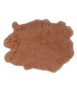 LIGHT TAN GENUINE RABBIT SKIN new solf leather hide fur pelt craft skins... - $139.67 MXN