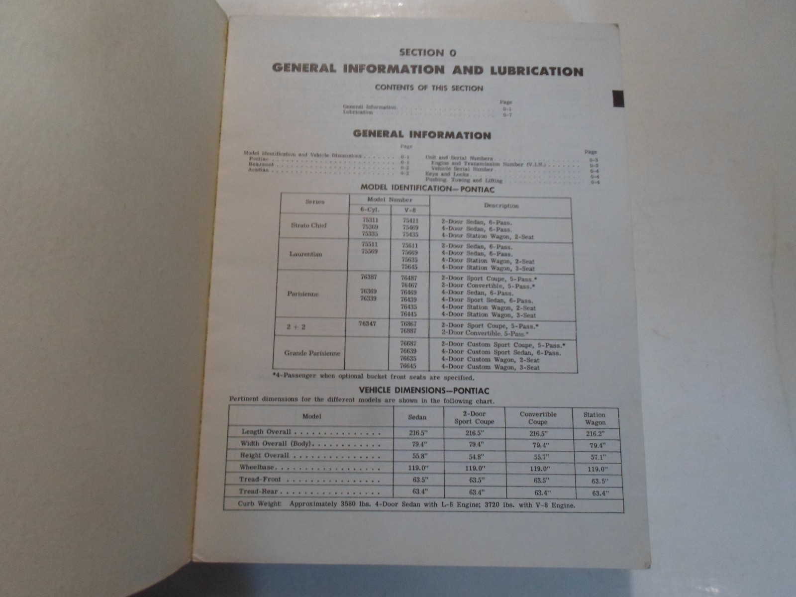 1968 Pontiac Acadian Beaumont Telaio Servizio Manuale Cdn Vetrata Scrittura Worn Item image 2