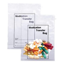 1000 Medication Transfer Bags Clear 8 x 10 Low Density - £159.18 GBP