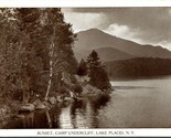 Vtg Postcard 1920s Lake Placid New York NY - Sunset at Lake Undercliff UNP - £10.85 GBP