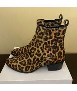 Banana Republic Leopard Print Calf Hair Chelsea Ankle Boots - $79.73