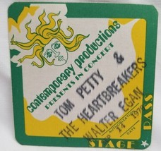 TOM PETTY / WALTER EGAN - VINTAGE ORIGINAL SEP. 14 1978 CLOTH CONCERT ST... - $20.00