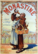 11x14&quot; CANVAS Decor.Room design art print.Monastine.Wino monk.French.6132 - £26.12 GBP