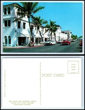 FLORIDA Postcard - Palm Beach, Lido Polls &amp; Shopping Center Facing Beaches F8 - £2.52 GBP