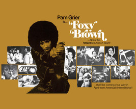 Pam Grier and Peter Brown in Foxy Brown Cool Montage movie scenes 8x10 Photo - £6.24 GBP
