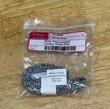 Thirty One Lanyard Cordon Grey Pin Dots Polka Dot - $12.86