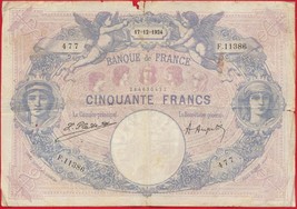 Cinquante 50 Francs - £62.93 GBP