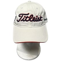 Titleist Footjoy FJ Pro VI Baseball Hat Cap White Orange Blue Adjustable - $219.36 MXN