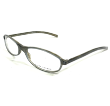 Ralph Lauren RL 1418 5Z8 Eyeglasses Frames Grey Green Round Horn Rim 52-16-135 - £48.58 GBP
