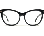 Raen Eyeglasses Frames pfieffer black Cat Eye Full Rim Oversized 52-16-145 - £36.76 GBP