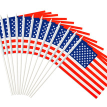 Anley USA United States Mini Flag 12 Pack - Hand Held Miniature American US Flag - £6.21 GBP
