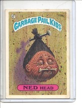 (B-3) 1986 Garbage Pail Kids sticker card #119a: Ned Head - $2.00