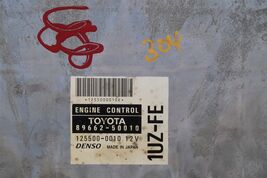 Lexus Toyota 1UZ-FE Engine Control Unit Module ECU ECM PCM 89662-50010 image 2
