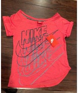 NWT New NIKE Shirt Girls S Small Running Pink Cute Retails - £12.57 GBP