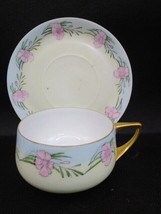 Rosenthal Donatello Bavaria Germany floral tea cup and saucer [95j] - £43.73 GBP