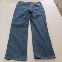 Denim Riders Women's Size 16M Blue Straight Leg Cotton Blend Denim Jeans (34×30) image 11