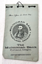 1948-1970 Multnomah Bank Bag w Native American Logo Very Good Shape Port... - $673.64 MXN