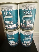 (4) Deep Sea Wild Alaska Pink Salmon Canned 14.75 Oz Each EXP Jun 2027 - £21.43 GBP