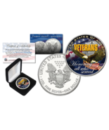 VETERANS United States 1 oz .999 SILVER AMERICAN US SILVER EAGLE with BO... - $179.95