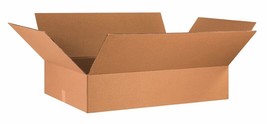 Flat Corrugated Cardboard Box 36&quot;L X 24&quot;W X 8&quot;H Shipping Packing Moving 10 Pack - £150.82 GBP