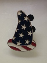 Disney Pin - WDW - Cast Exclusive Patriotic Sorcerer Mickey Hat Flag - £12.07 GBP