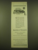 1924 Smith &amp; Wesson Revolver Ad - Philadelphia Police Badge - £14.82 GBP