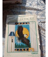 Vintage Caron International Wonder Art Eagle Latch Hook Kit  #4120 16&quot;X3... - £23.34 GBP
