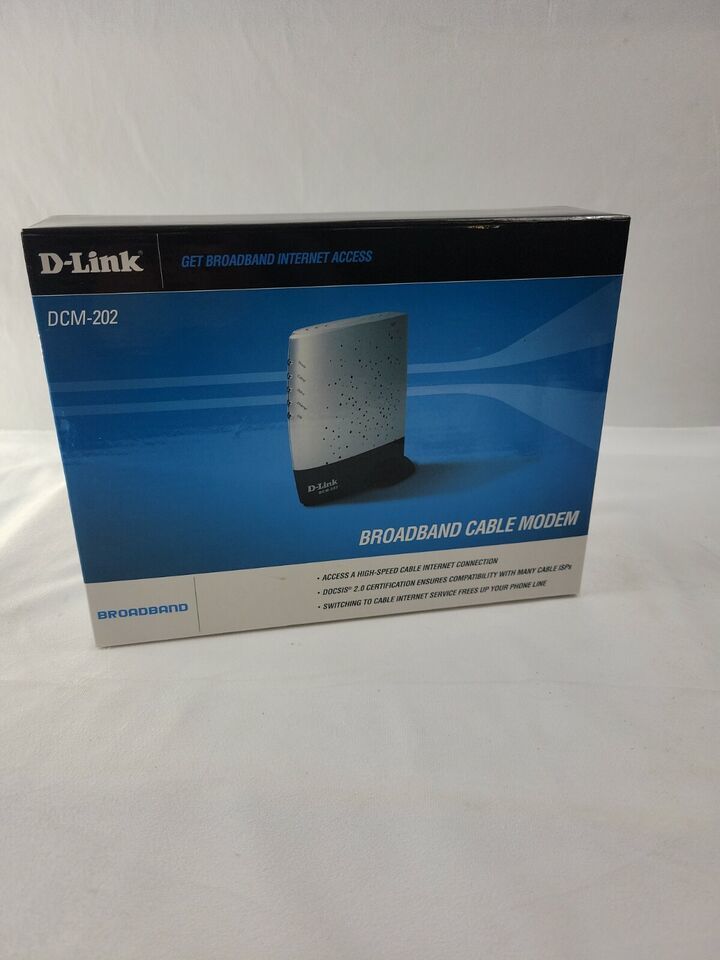 DLink Broadband Cable Modem Access USB DCM202 DOCSIS 2.0 Home Networking