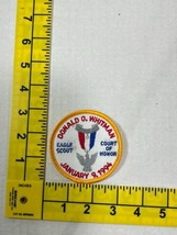 Donald O. Whitman Eagle Scout Court of Honor January 9 1994 BSA Patch - $9.90