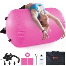 VEVOR Air Mat Tumble Track Air Spot, Round Inflatable Air Roller, Air Barrel Gym - $2,248.09 MXN