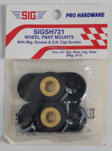 SIG Wheel Pant Mounts SH721 Landing Gear RC Radio Control Part NEW Vintage - £7.98 GBP