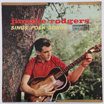 Jimmie Rodgers Sings Folk Songs - 1958 Mono 12&quot; LP Vinyl Record Roulette R-25042 - £5.60 GBP