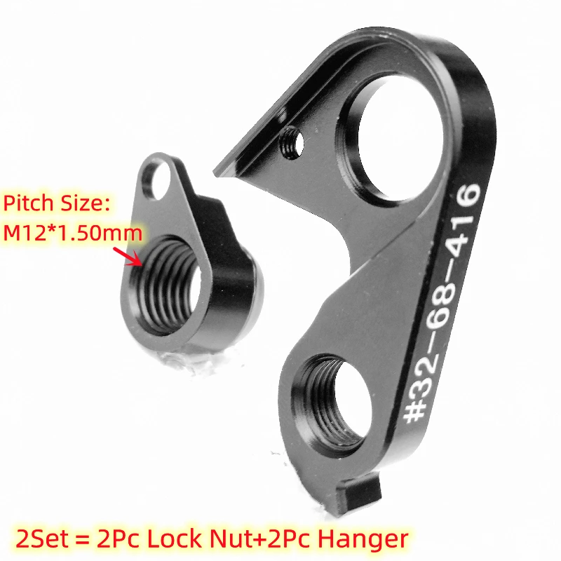 2Pc Bicycle Parts Bike Rear Gear Derailleur Hanger For Raleigh #32-68-416 Raleig - £302.03 GBP