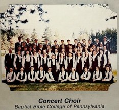 Baptist Bible College of Pennsylvania Choir Vintage 33 Vinyl Record 1960s - £29.35 GBP