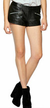 Designer Stylish HOT Partywear Women Genuine Lambskin Cocktail Leather Short - £69.95 GBP