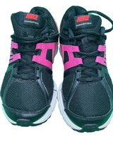 Excellent Nike Downshifter 5 Womens Size 8.5 Running Shoes Black Pink Sneakers - £17.98 GBP