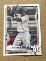 2021 Kevin Alcantara 1st Bowman Prospects #BP-97 New York Yankees Paper - £1.49 GBP