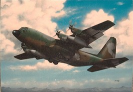 Framed 4&quot; X 6&quot; Print of a Lockheed C-130 &quot;Hercules.&quot;  Hang on wall or Display. - £8.47 GBP