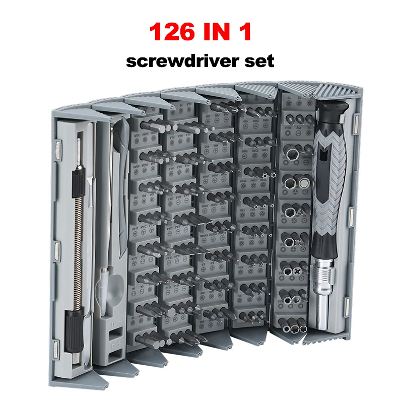 Precision Screwdriver Kit 120pcs CRV Strong Magnetic Bits Screw Driver for Repai - £174.15 GBP
