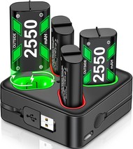 Rechargeable Xbox One Controller Battery Pack Charger With 4 X 2550Mah Max - $43.99