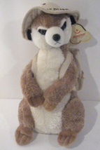 Aurora San Diego Zoo Meerkat w/Safari Hat &amp; Backpack Plush Stuffed Toy 12&quot; - £14.80 GBP
