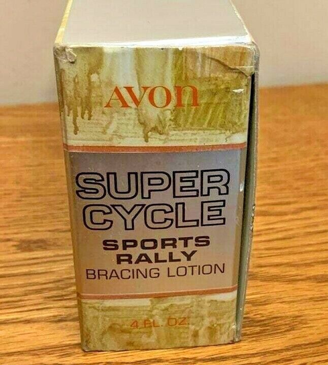 Primary image for AVON SUPER CYCLE Sports rally new Bracing lotion vintage VTG