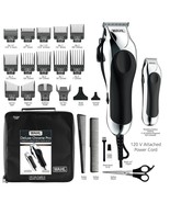 Wahl Clipper USA Deluxe Corded Chrome Pro, Complete Hair and Trimming Kit - £34.95 GBP