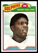 1977 Topps #316 Benny Malone EX-B110 - £15.56 GBP
