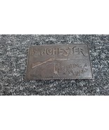Vintage Winchester Repeating Arms New Haven Conn. Belt Buckle 4&quot; - $16.28 CAD